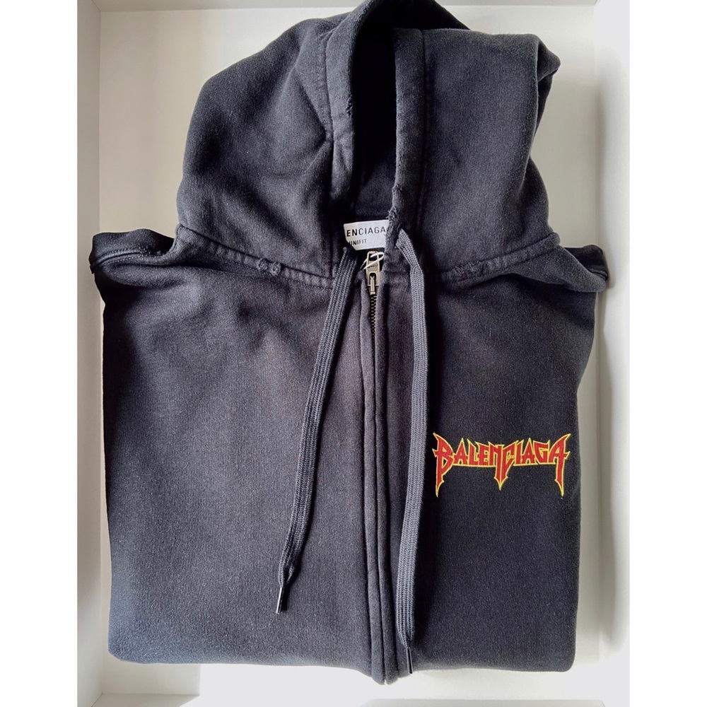 Balenciaga Metal Zip Hoodie